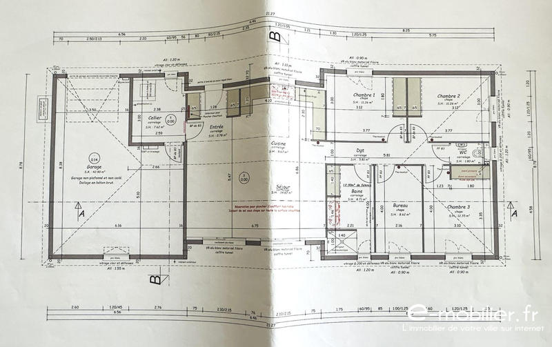 Maison - 113 m² - 6 pièces