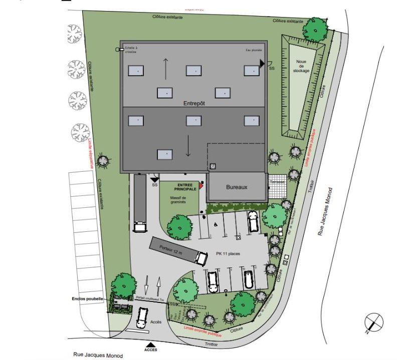 Entrepôt - 1 009 m²