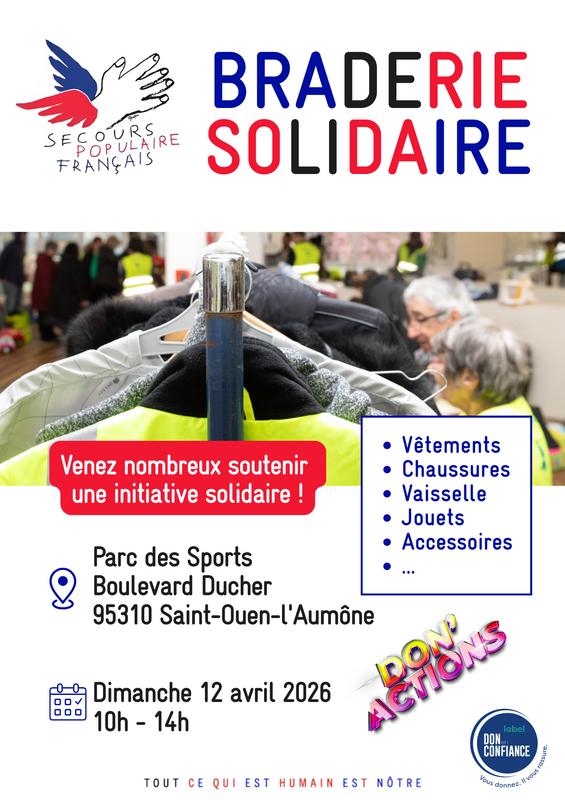 Braderie solidaire du secours populaire