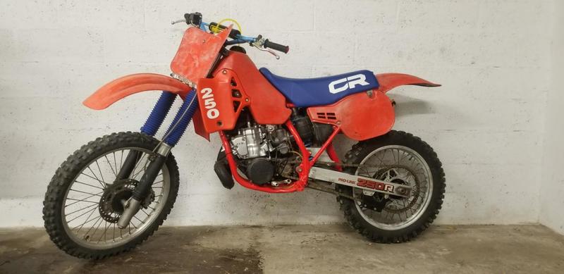 Honda Cr 250 honda vintage 2tps 0250 711
