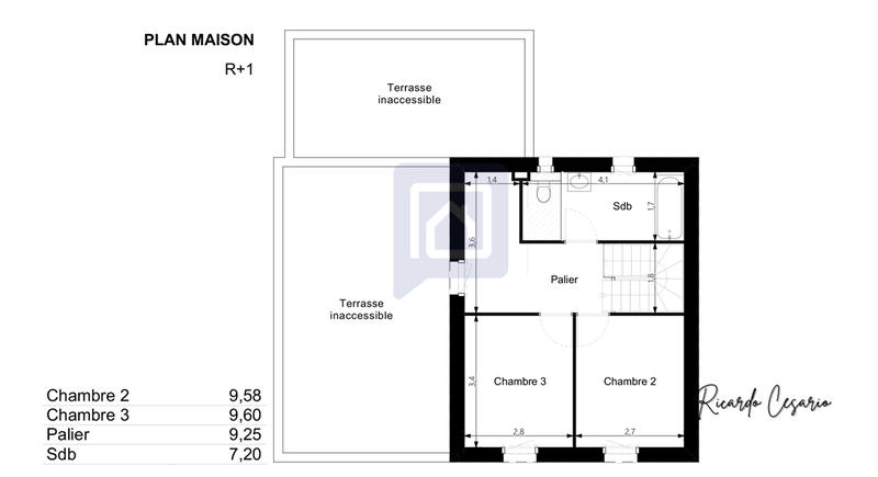 Maison - 103 m² - 4 pièces