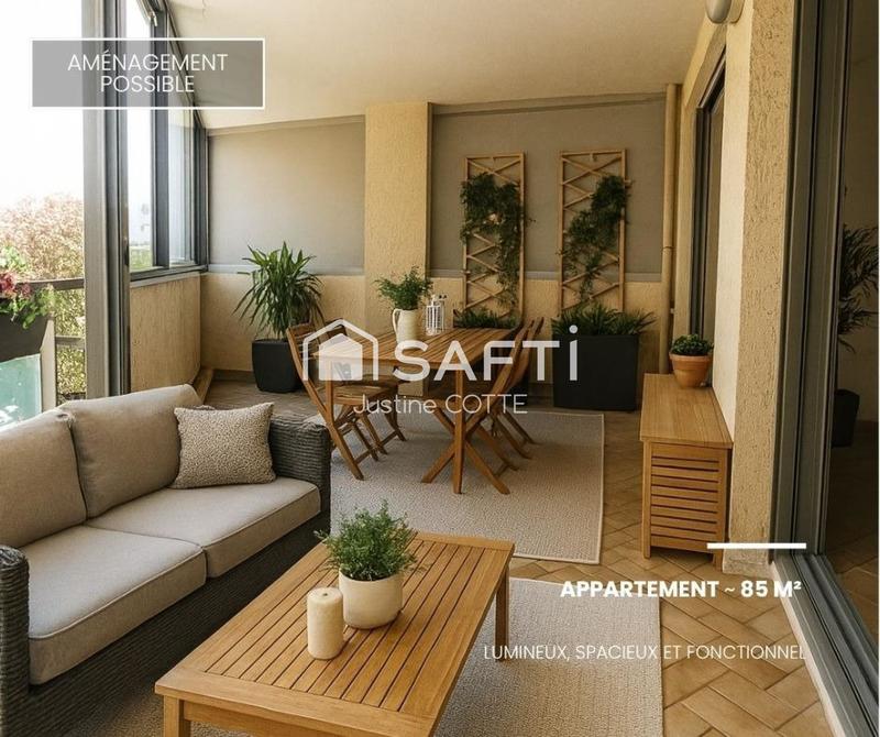 Appartement - 85 m² - 4 pièces