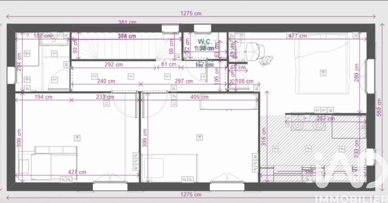 Maison - 117 m² - 5 pièces