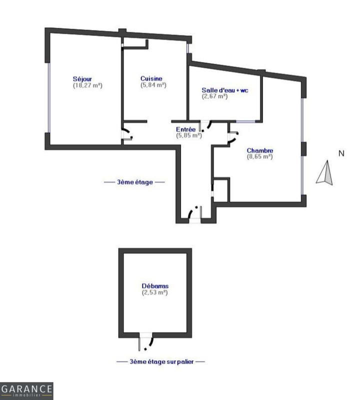 Appartement - 42 m² - 2 pièces