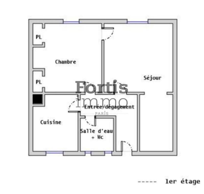 Appartement - 40 m² - 2 pièces