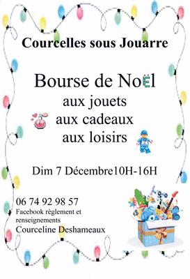 Bourse de noël et aux jouets du hameau de courcelles