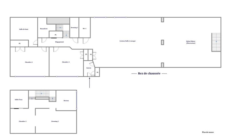 Appartement - 150 m² - 4 pièces