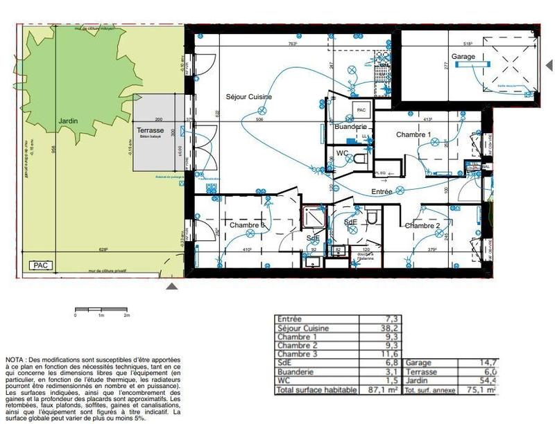 Maison - 87 m² - 4 pièces