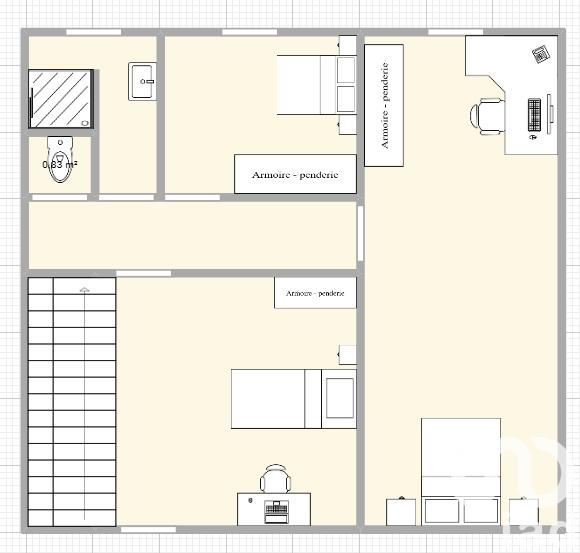 Maison - 90 m² - 5 pièces