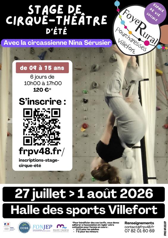 Stage de Cirque-Théâtre Enfants Ete