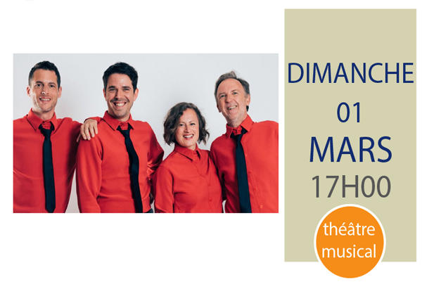 Festival l'Emoi des Mots Théâtre &quot;Les Goguettes en trio mais à 4&quot;