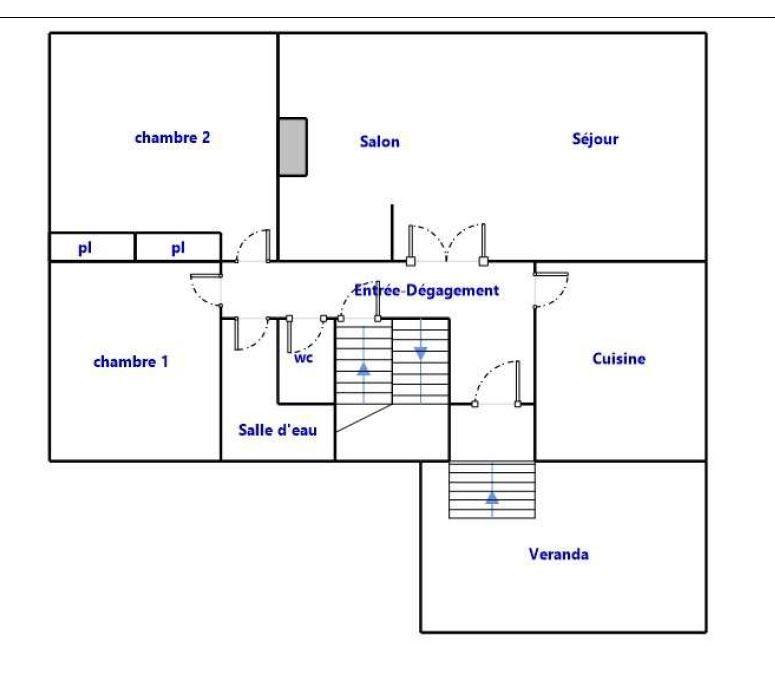 Maison - 110 m² - 7 pièces
