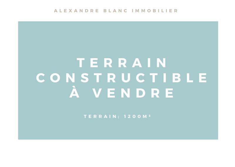 Terrain - 1 200 m²