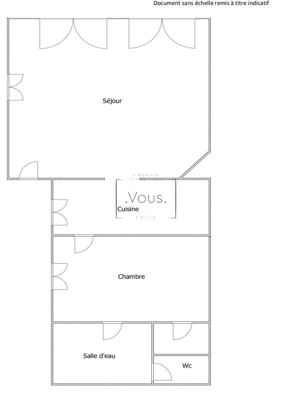 Appartement - 57 m² - 2 pièces