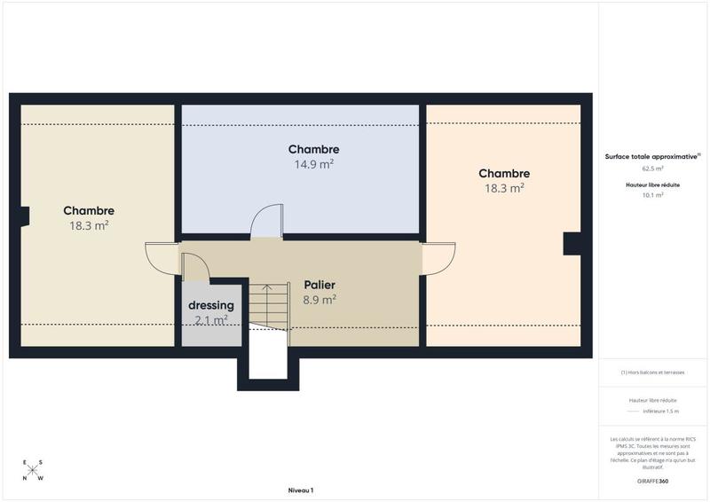 Maison - 134 m² - 6 pièces