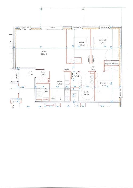 Appartement - 83 m² - 4 pièces