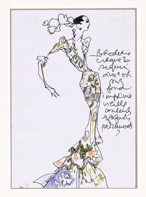 Christian Lacroix dessinateur