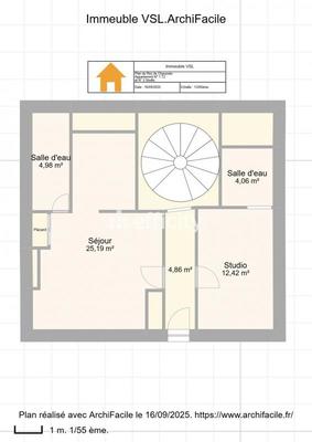 Immeuble - 160 m² - 9 pièces