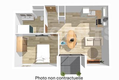 Appartement - 44 m² - 2 pièces