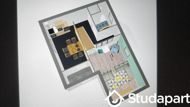 Chambre - 9 m² - 1 pièce