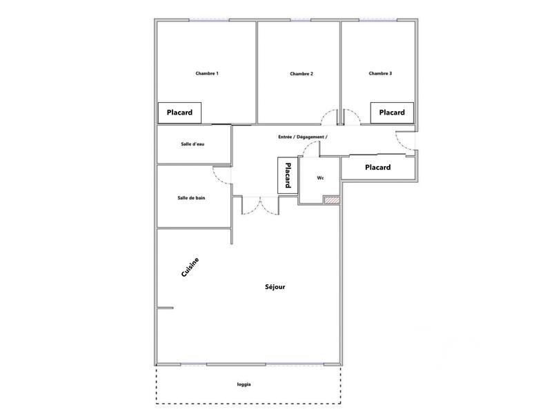 Appartement - 97 m² - 4 pièces