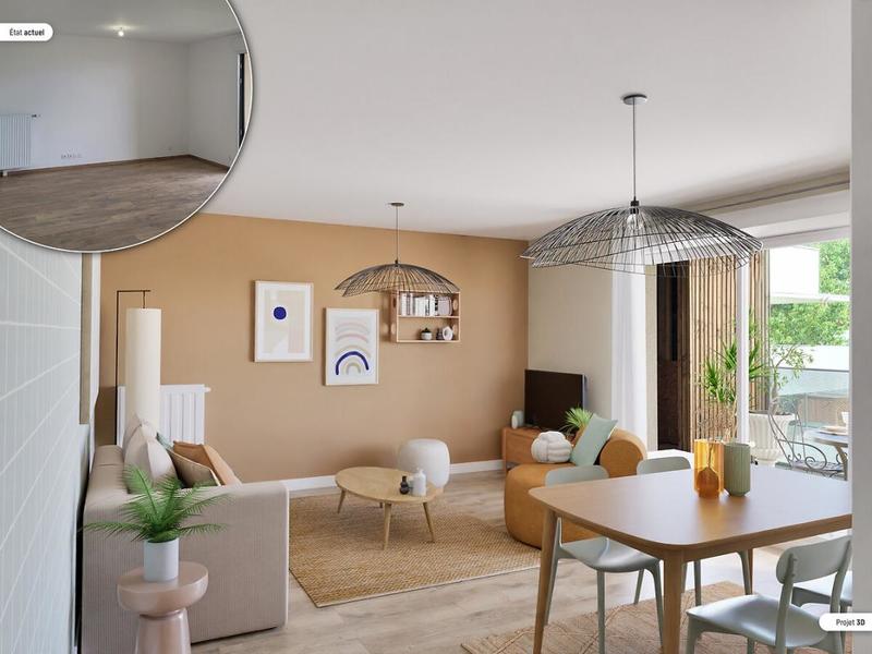 Appartement - 65 à 68 m² - 3 pièces