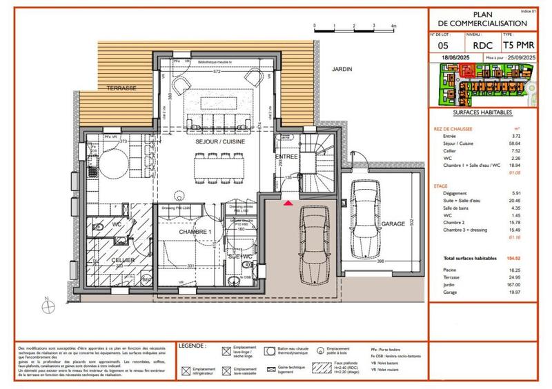 Villa - 154 m² - 5 pièces