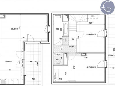Appartement - 88 m² - 3 pièces