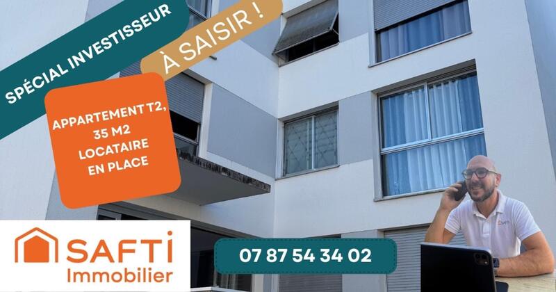 Appartement - 36 m² - 2 pièces