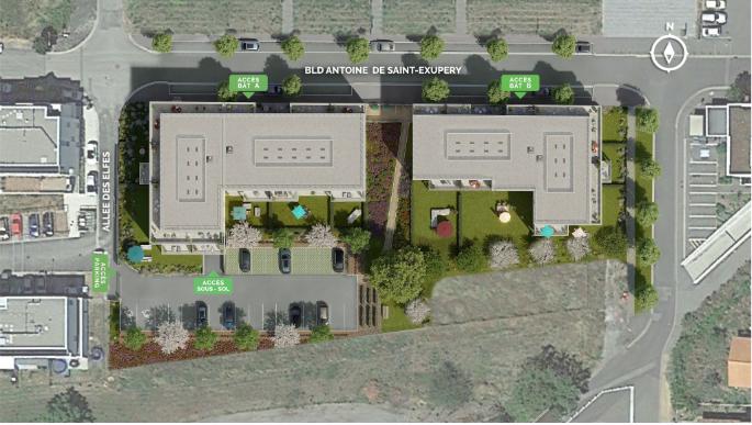 Appartement - 65 m² - 3 pièces