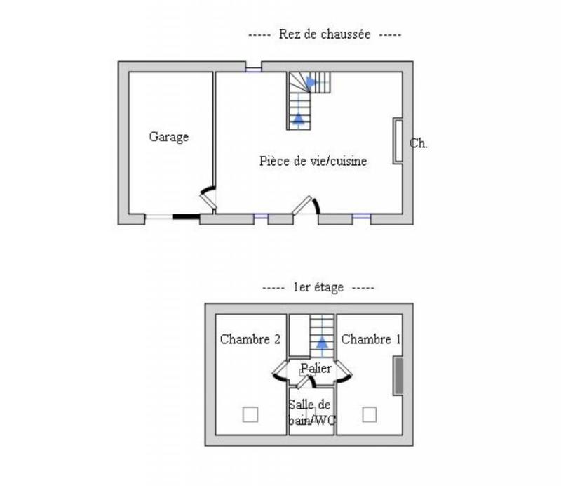 Maison - 65 m² - 3 pièces