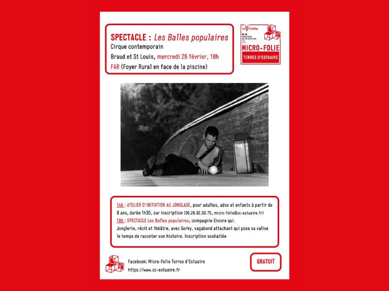 Projection du ballet &quot;Le Parc&quot; avec la micro folie