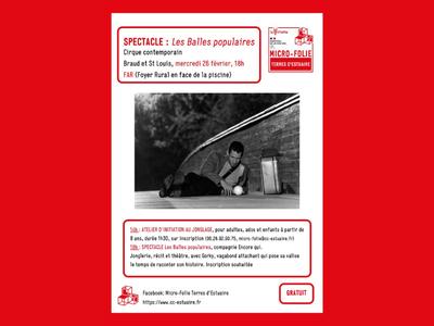 Projection du ballet &quot;Le Parc&quot; avec la micro folie