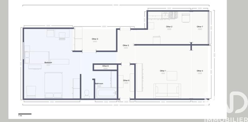 Appartement - 66 m² - 3 pièces