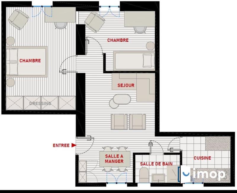 Appartement - 45 m² - 3 pièces