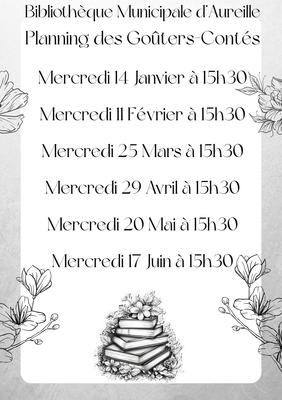 Goûter &amp; conte à la bibliothèque d'Aureille