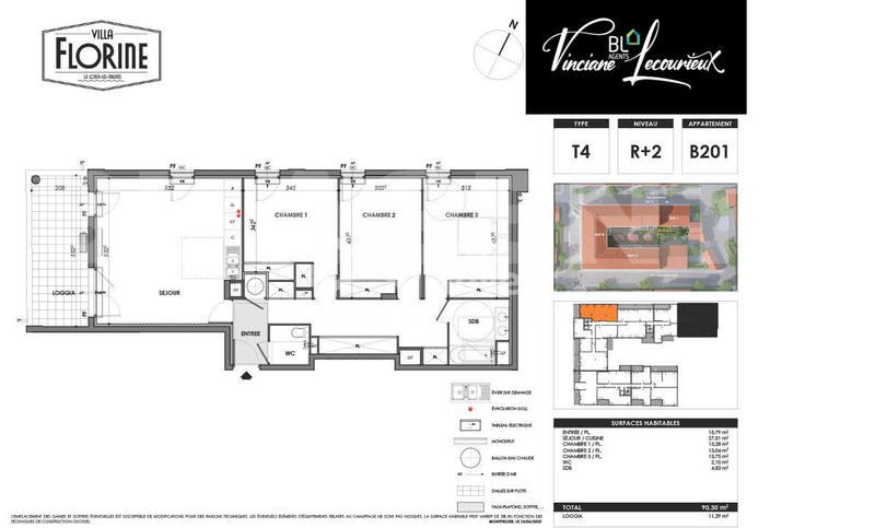 Appartement - 82 m² - 4 pièces