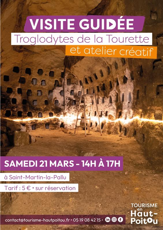 Visite et atelier aux Troglodytes de la Tourette
