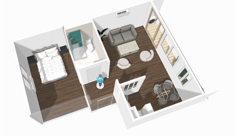 Appartement - 42 m² - 2 pièces