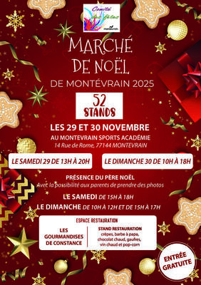 Marché de noël de montevrain