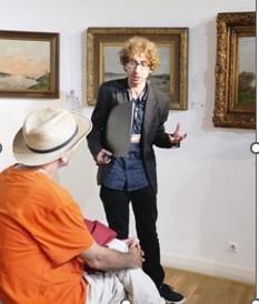 Visite de l'école-musée en langue des signes