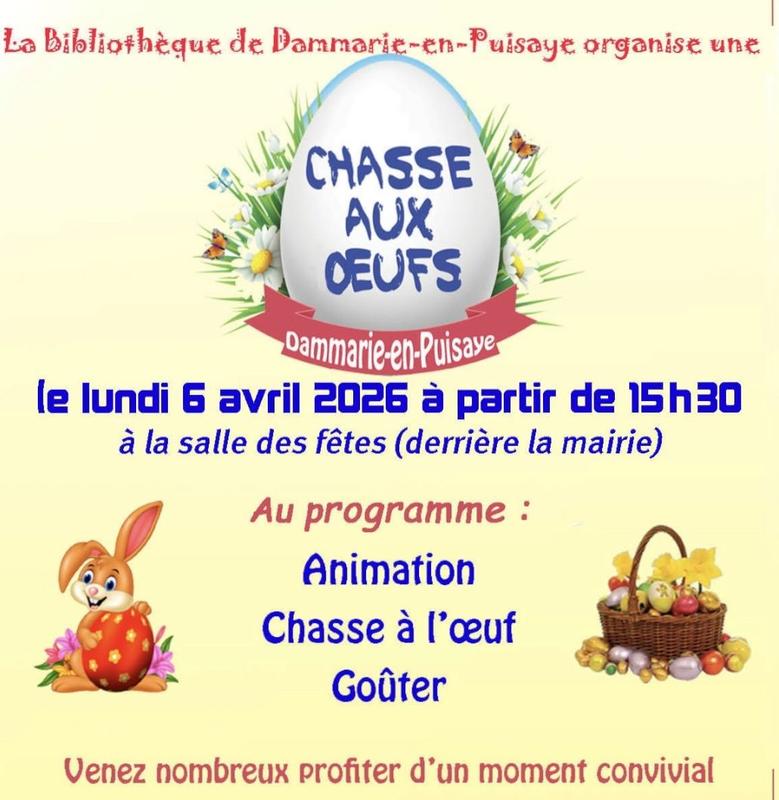 Chasse aux oeufs de Pâques