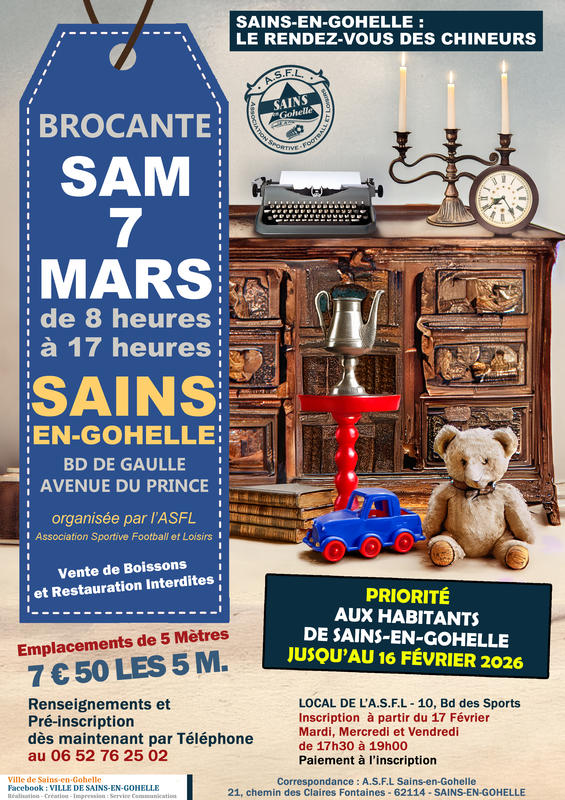 Brocante de l'Asfl