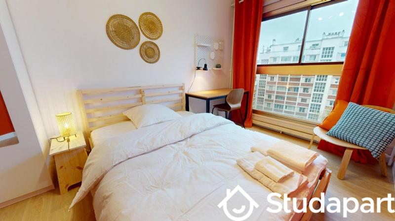 Chambre - 10 m² - 1 pièce