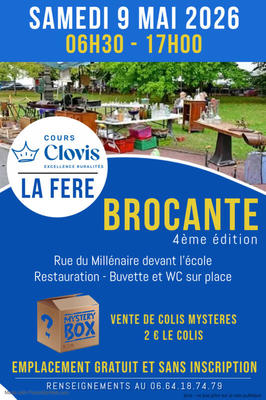 4ème brocante du cours clovis
