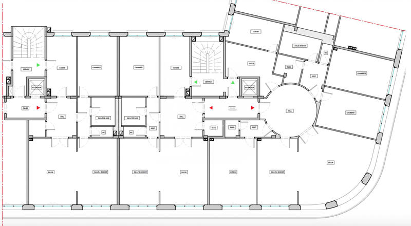 Appartement - 280 m² - 11 pièces