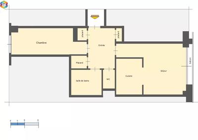 Appartement - 42 m² - 2 pièces