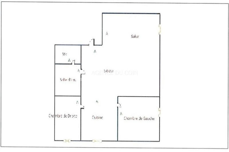 Appartement - 58 m² - 3 pièces