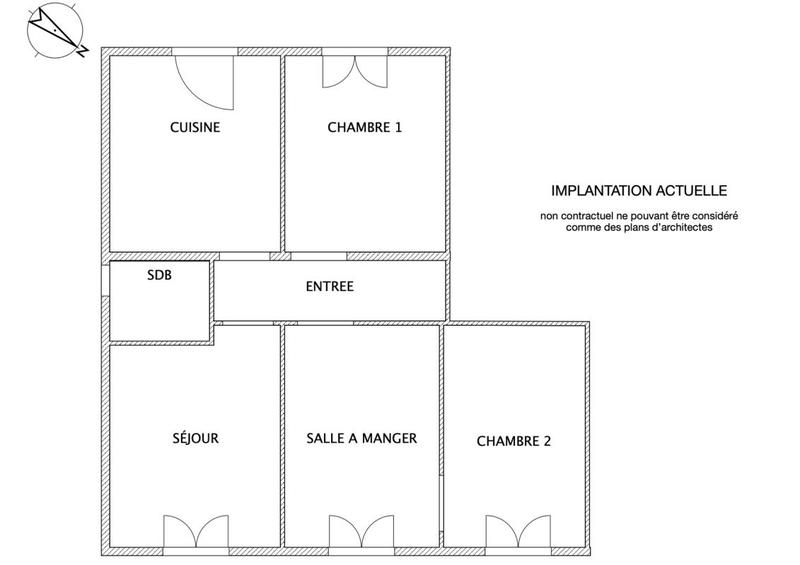 Appartement - 62 m² - 3 pièces