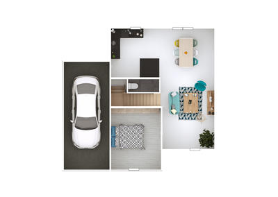 Maison - 105 m² - 5 pièces